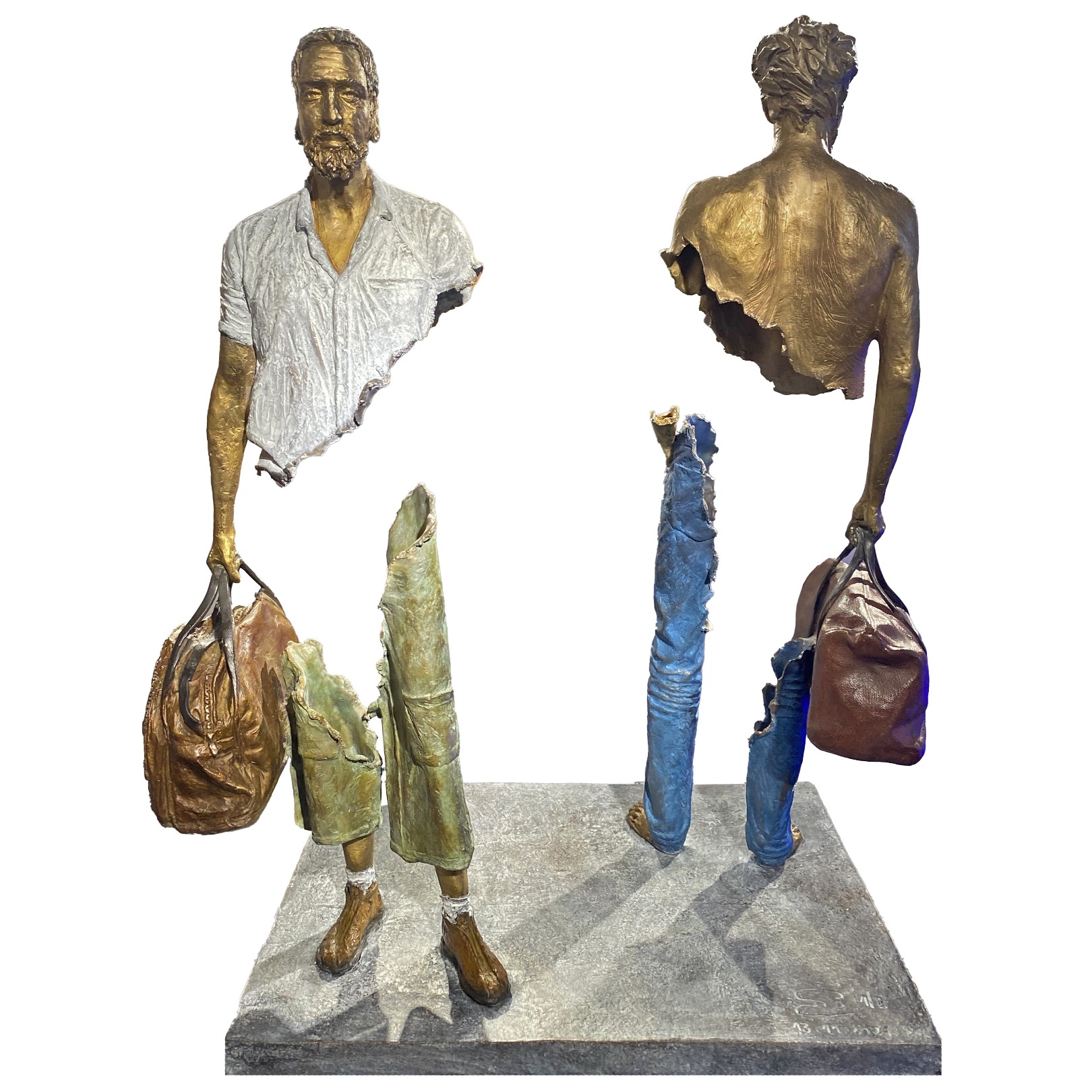 DUO LES GENS DE LA DROME - BRUNO CATALANO - Galeries Bartoux