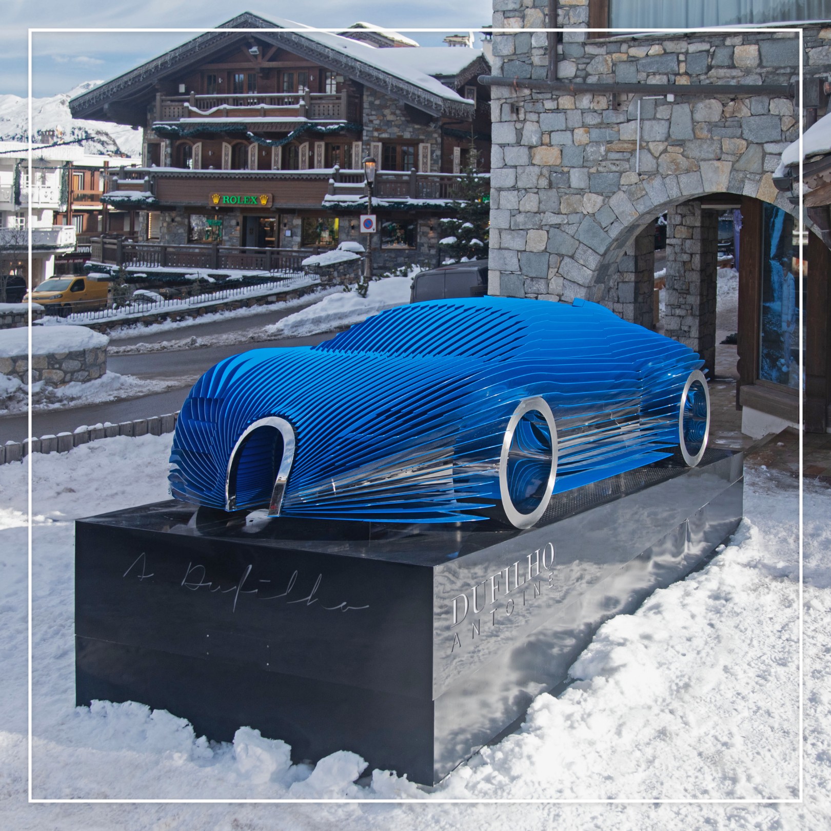 ANTOINE DUFILHO AT THE SUMMIT OF COURCHEVEL - Galeries Bartoux