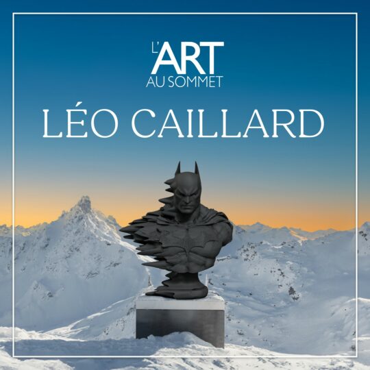 LÉO CAILLARD AU SOMMET DE COURCHEVEL - Galeries Bartoux